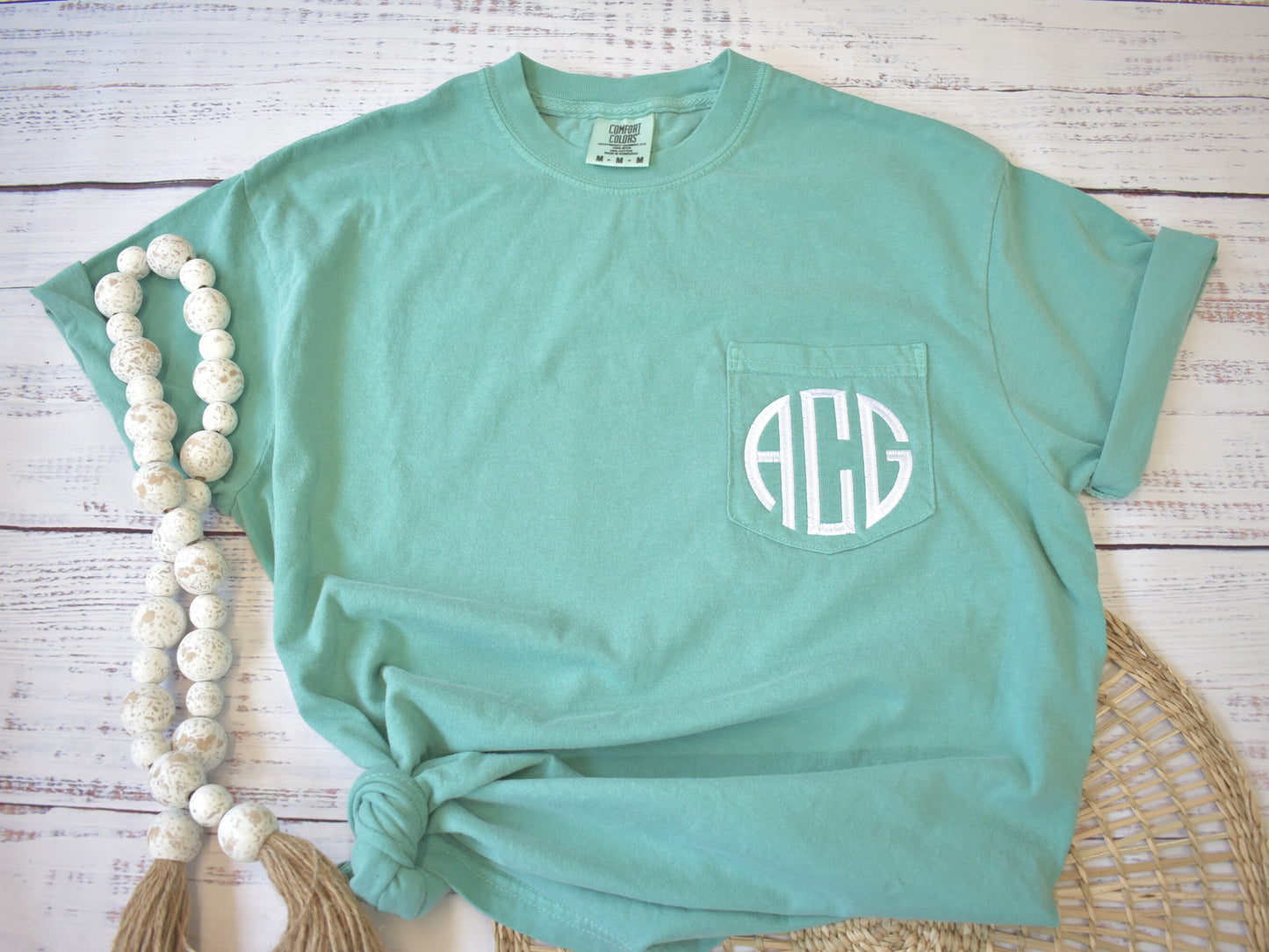MONOGRAMMED COMFORT COLORS TSHIRT