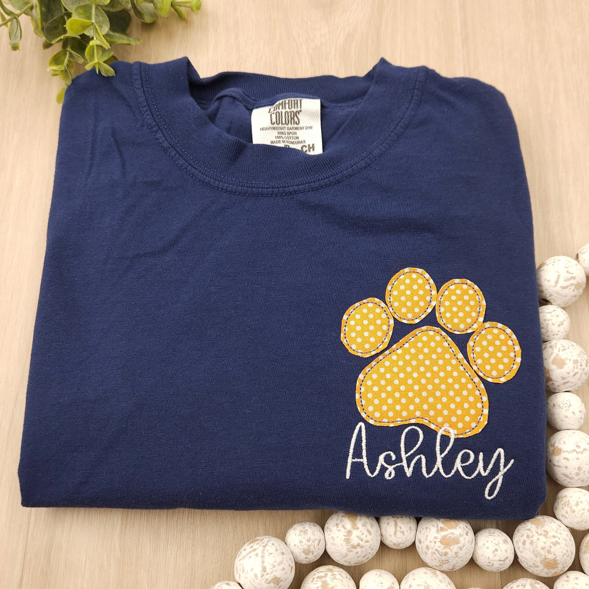 Paw Print Applique Shirt