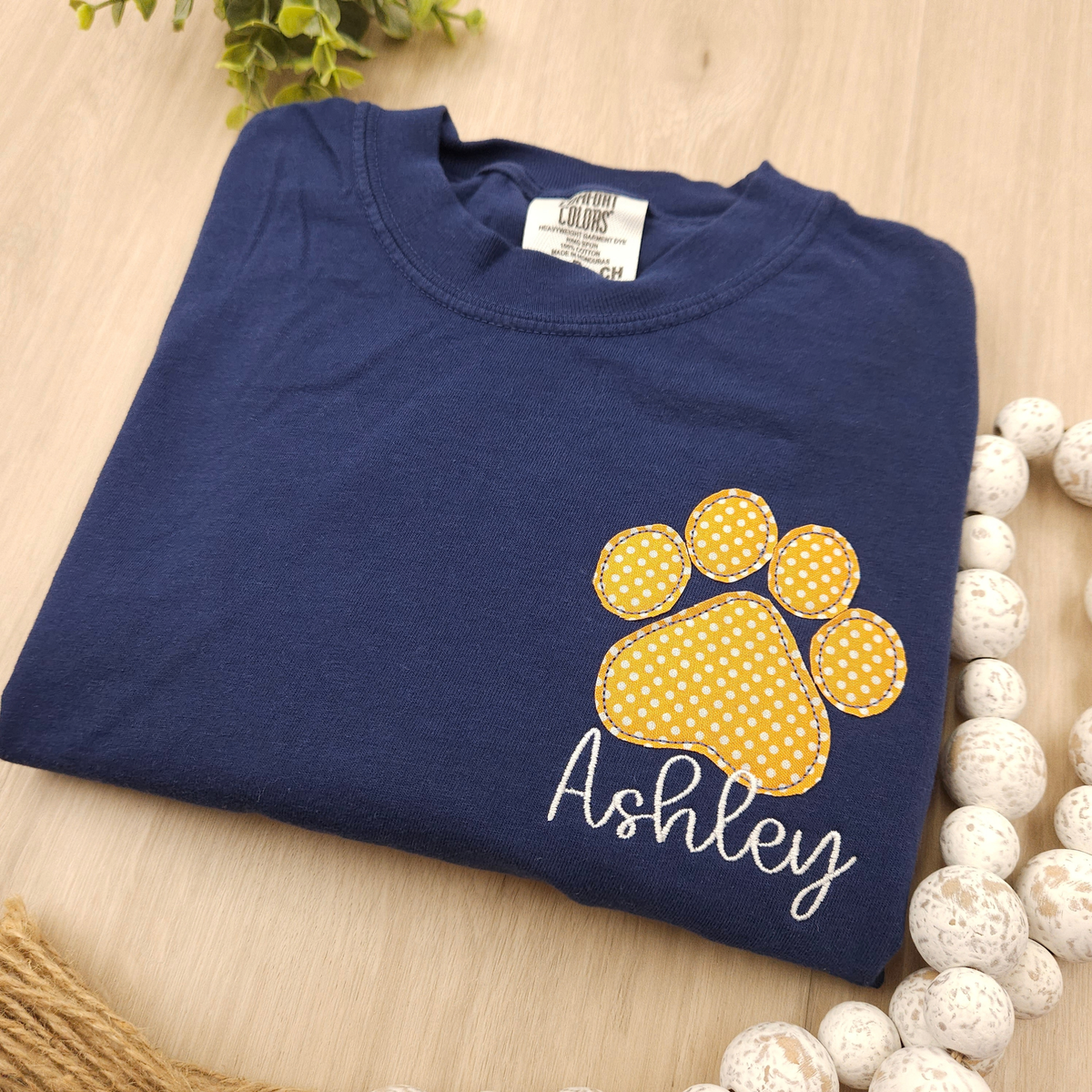 Paw Print Applique Shirt