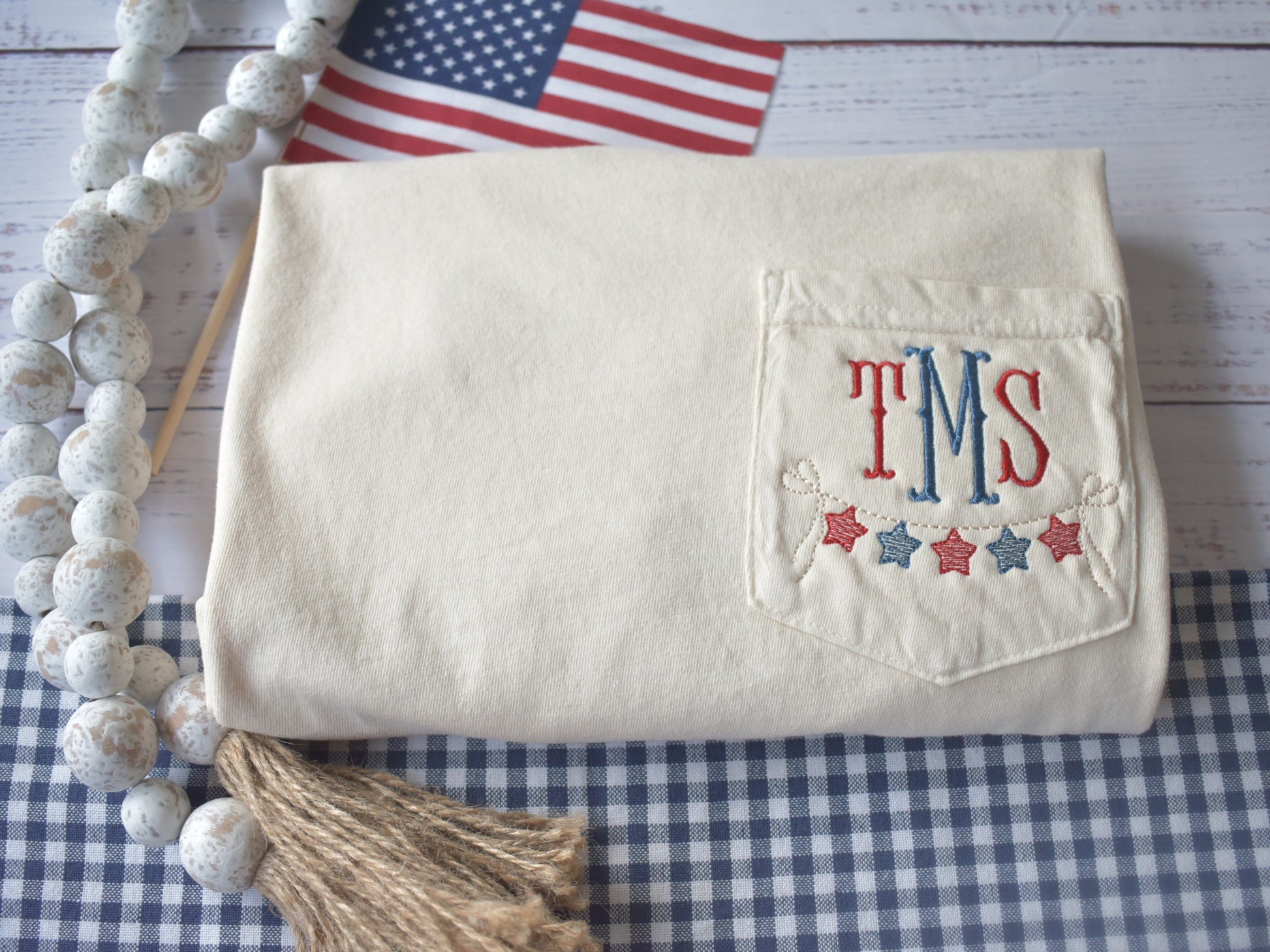 4TH of JULY MONOGRAM BANNER image 8