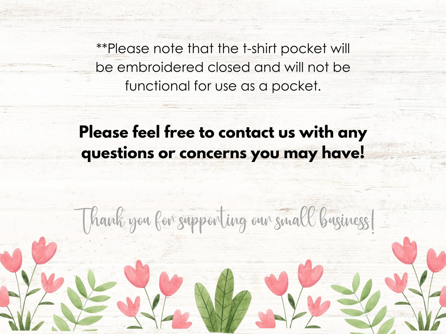CUSTOM WILDFLOWER POCKET