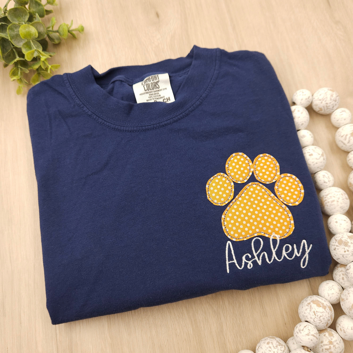 Paw Print Applique Shirt