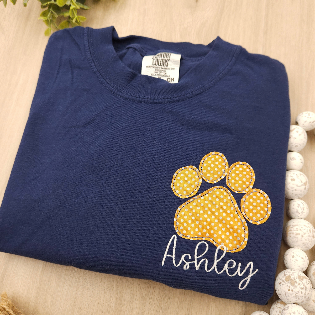 Paw Print Applique Shirt