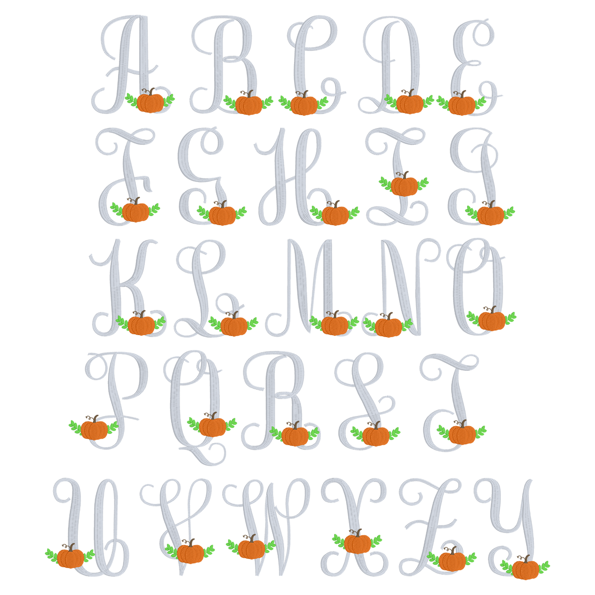 PUMPKIN MONOGRAM
