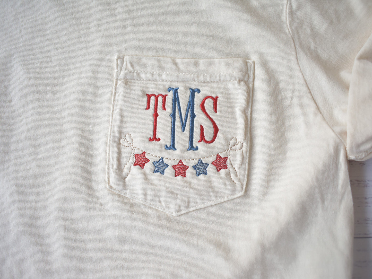 4TH of JULY MONOGRAM BANNER image 1